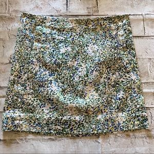 J. Crew Floral Mini Skirt
